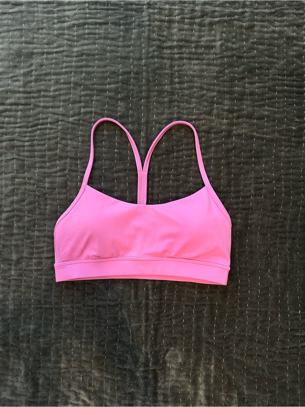 Lululemon Flow Y Bra Nulu Hot Pink